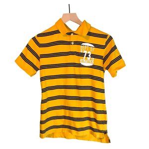 Cherokee | Boy's Polo Yellow & Blue Shirt Medium